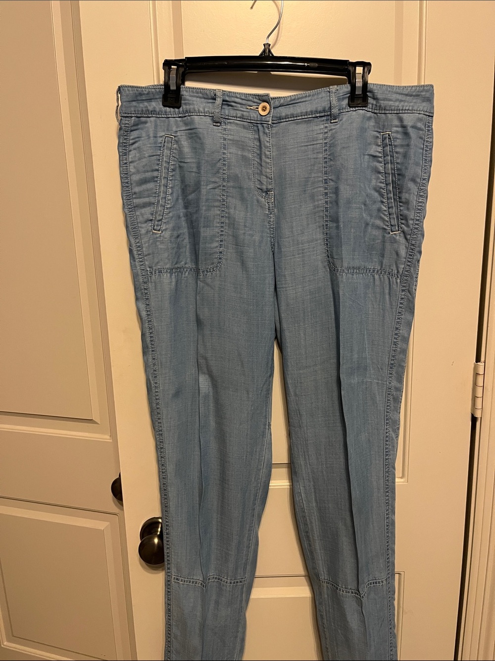 Tommy Bahama Pale Blue Straight-Leg Women's Jeans